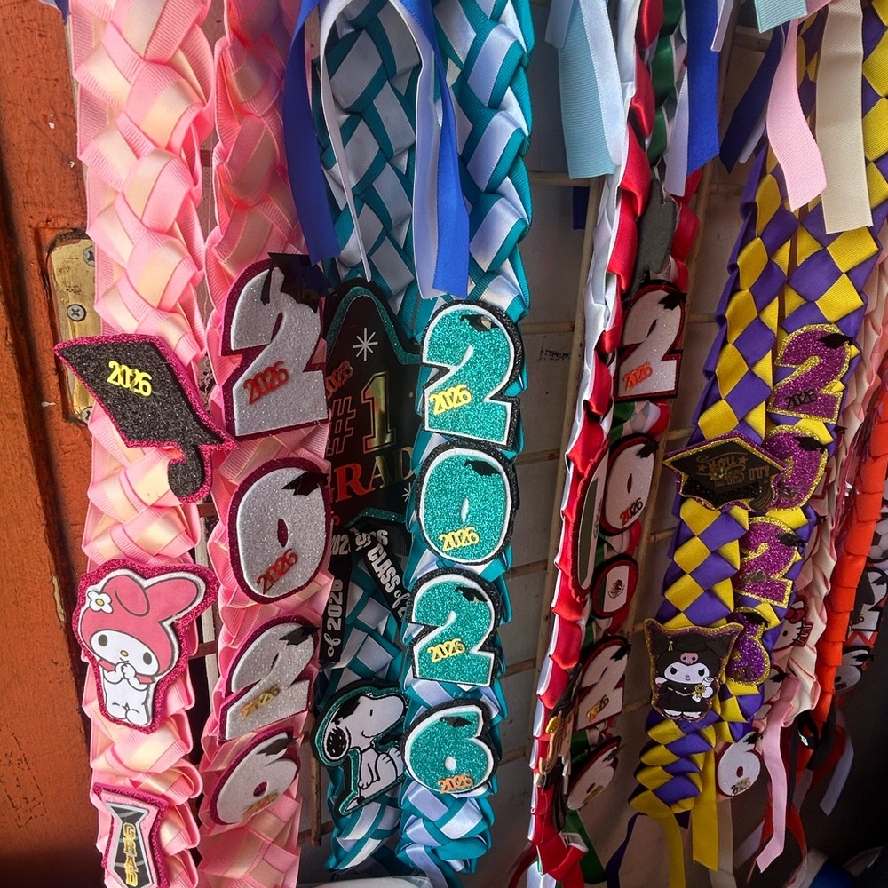 Kids Braided Lanyard with Character Charms - Pink & Teal Options